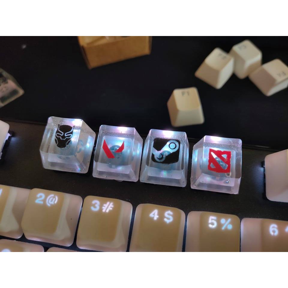 Resin Keycaps (Die cut material inside resin keycaps) | Shopee Philippines