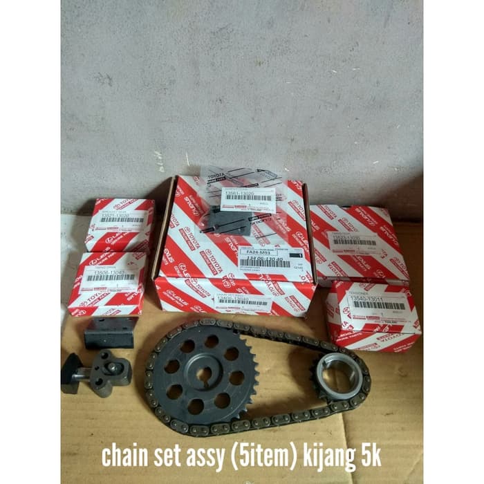 Timing Chain Set Assy Complete Timing Chain Kijang 5K Super 7K Capsule ...
