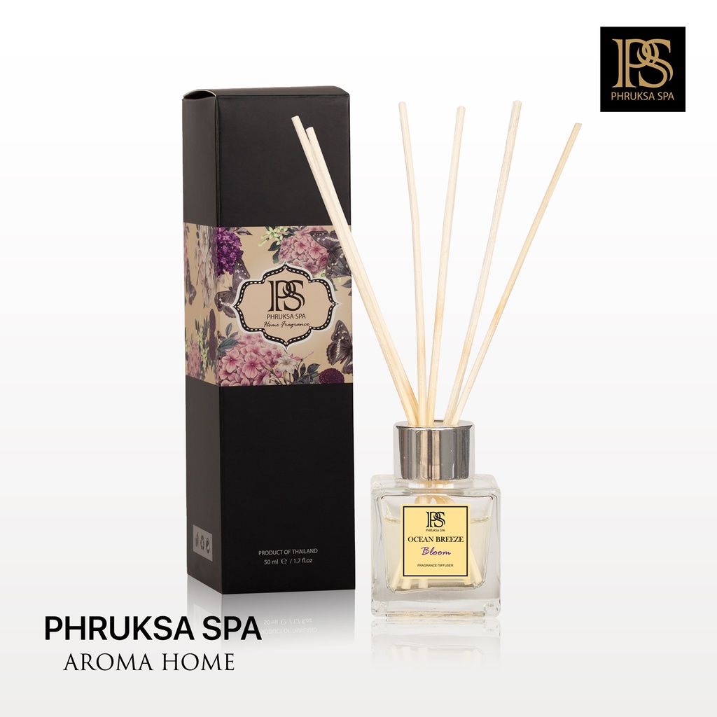 PHRUKSA SPA Air Freshener Ocean Breeze Scent 50 ml.(Reed Diffuser 50 ml ...