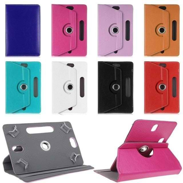 6-7inch Universal Tablet Leather case 360 Degrees phone Tablet Case ...