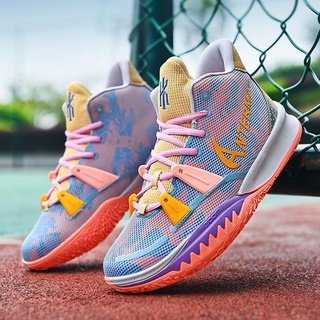 Spike MELO Kyrie Irving Antermar Kyrie 6 Rubber Shoes Pink Basletball Shoes for Men and Women 2127