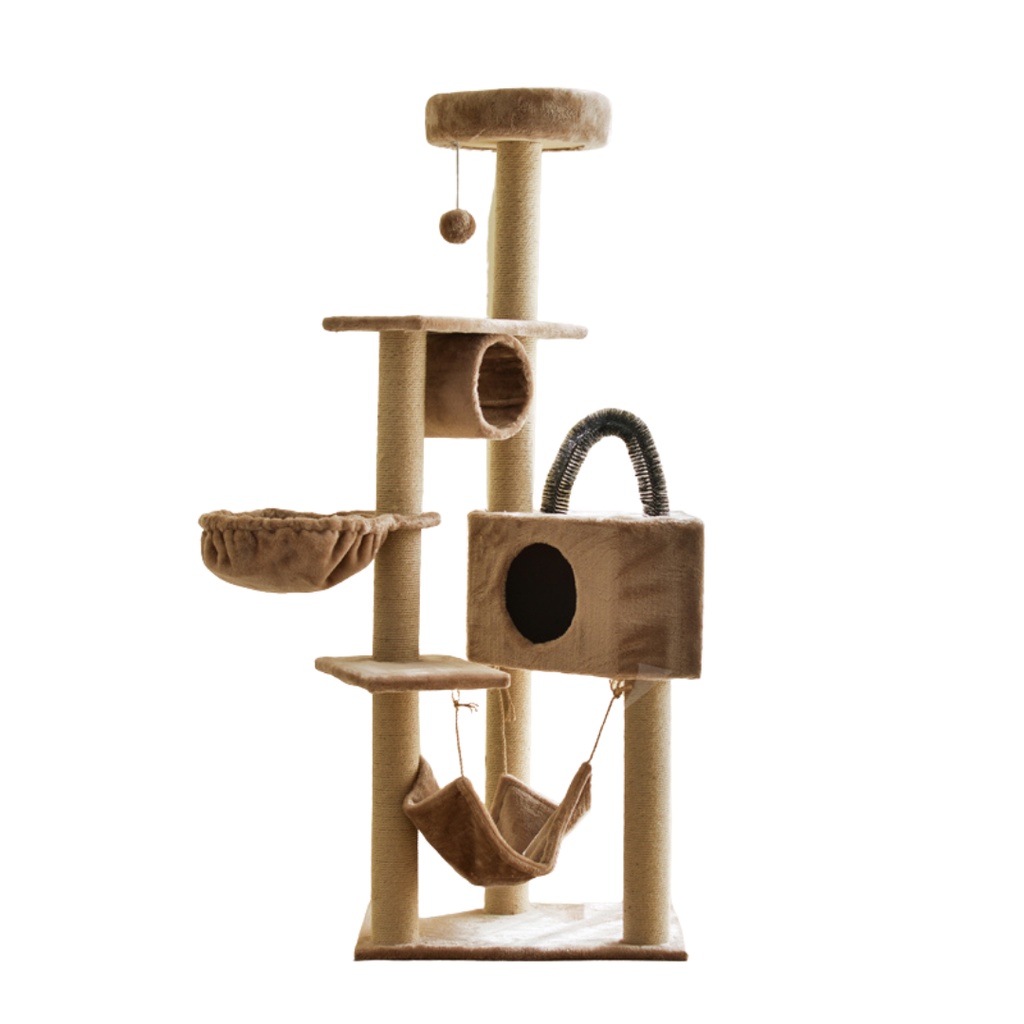 Petcher Organics Cat Condo Tower Pet House MultiLevel Cat Apartment