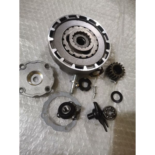 CLUTCH HOUSING COMPLETE SET WITH CLUTCH LIFTER SET COMPLETE RUSI 100 ...