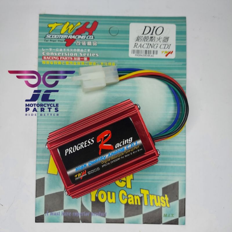 TWH RACING CDI FOR HONDA DIO 1 & 2 ( 5 PINS ) | Shopee Philippines