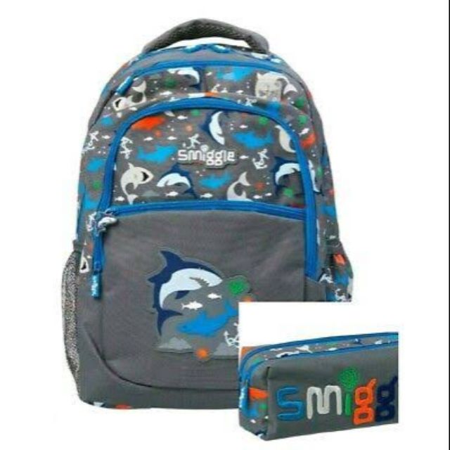 Smiggle shark backpack hot sale