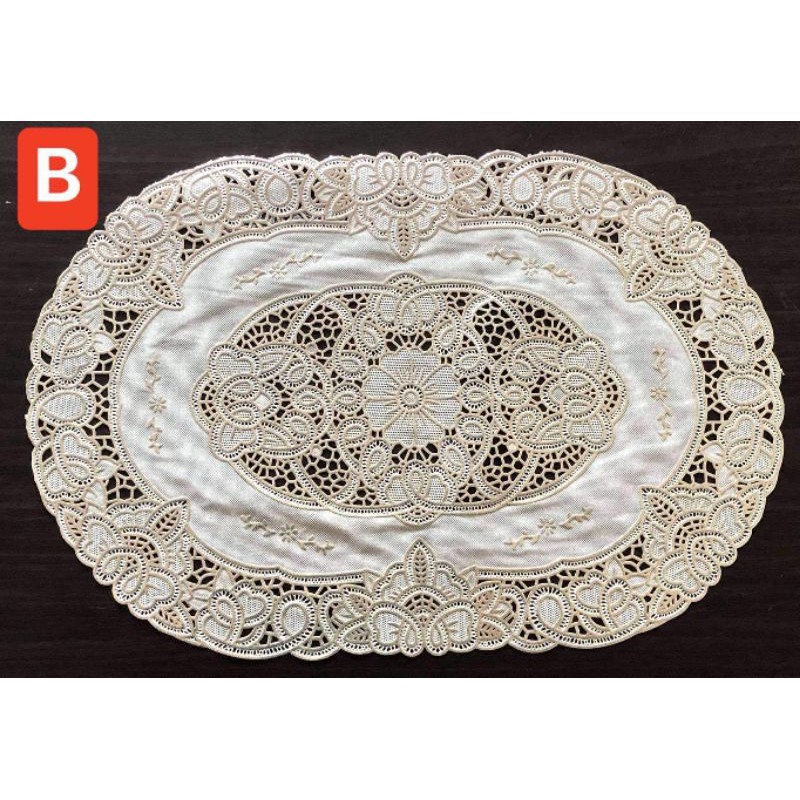 silver oblong placemat (big) 45x30cm Shopee Philippines