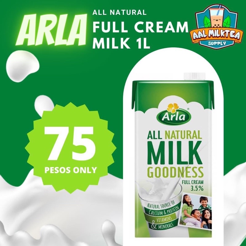 ARLA Full Cream Milk 1Liter Shopee Philippines