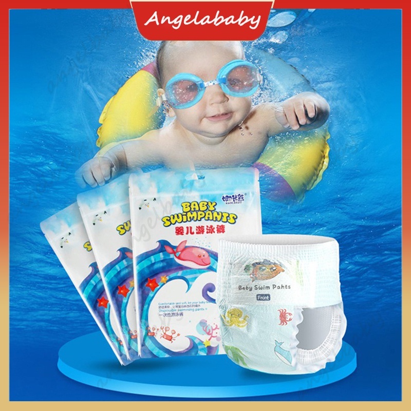 Reusable Swim Nappy - Waves & Whales - Tinker Tot Baby - View #9