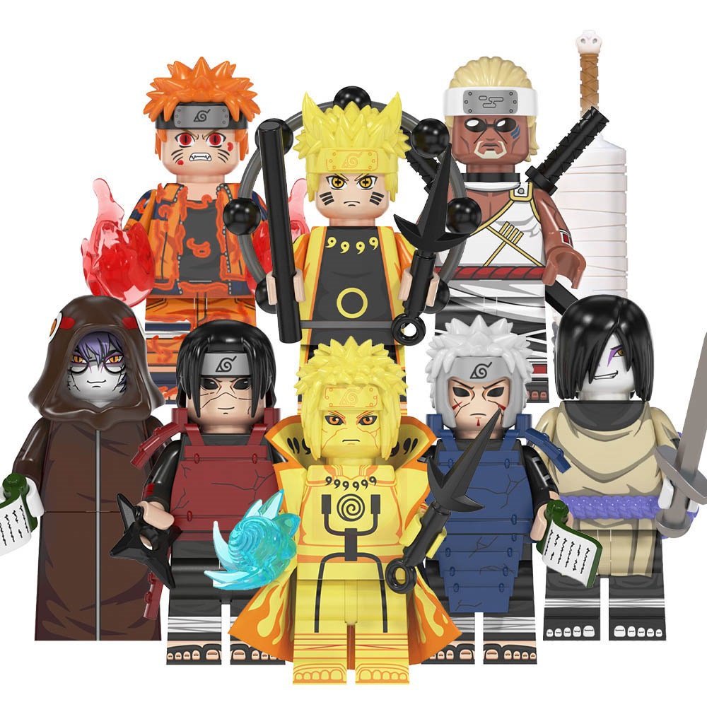 Hot Anime Uzumaki Naruto Lego Toys Minifigures Comic Building Blocks |  Shopee Philippines