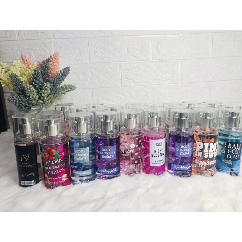 Body philosophy outlet mist price