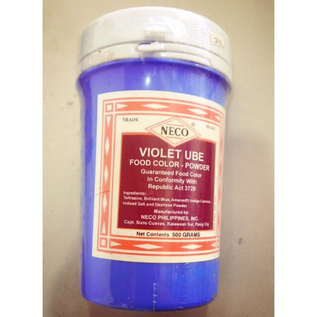 Neco Powdered Food Color 500g Shopee Philippines