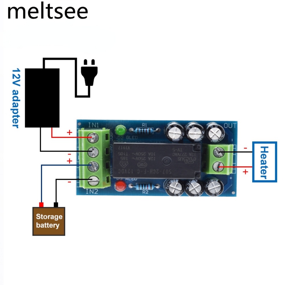 XH-M350 12V 150W 12A Backup Battery Switching Module high power Board ...