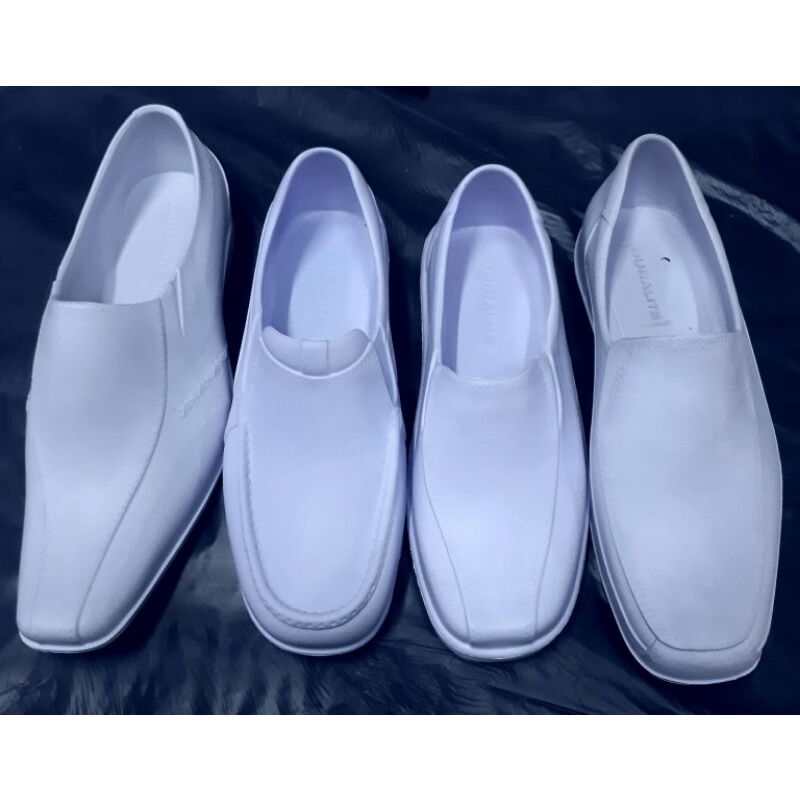 Duralite Waterproof Plastic White Shoes for Men | Shopee Philippines