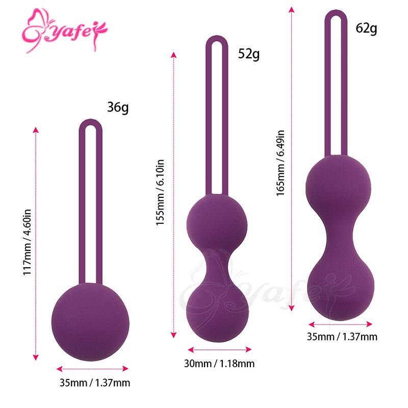 Confidential Delivery Safe Silicone Sex Ball Vibrator Kegel Ball Ben Wa Ball Vagina Tighten