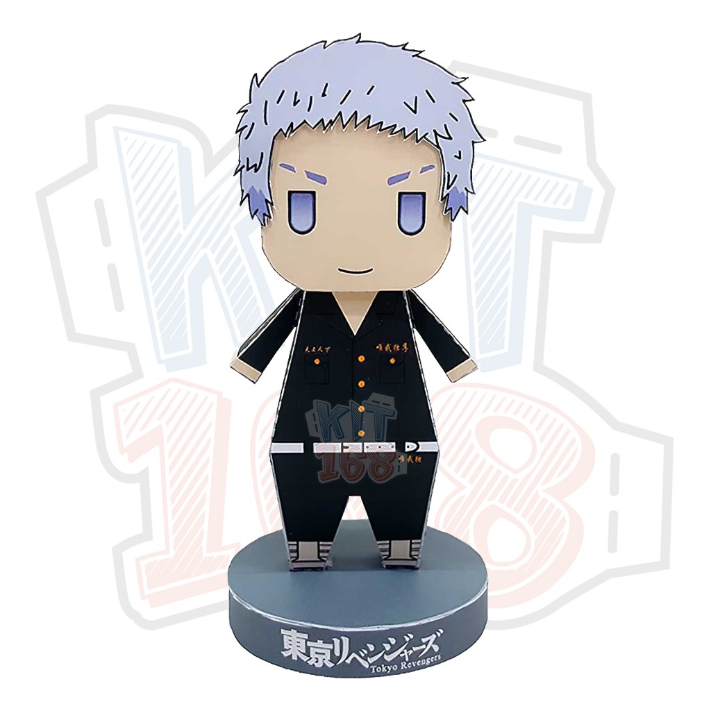 Paper Model Anime Chibi Takashi Mitsuya ver 2 - Tokyo Revengers ...