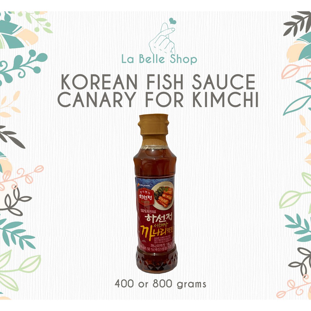 Korean Fish Sauce for Kimchi (CJ 400g 800g) Shopee Philippines