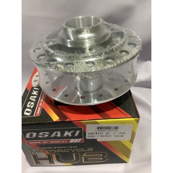 xrm /wave 4holes front hub osaki chrome Shopee Philippines