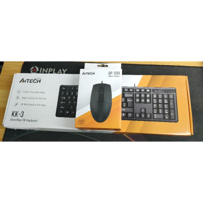 a4tech keyboard and mouse bundle op330 and kk3 Shopee Philippines