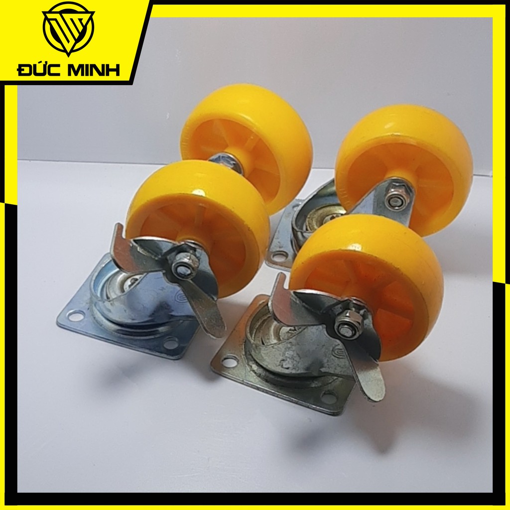 Cart Wheels,Yellow Plastic Wheels,Spinning Wheels,Locking Wheels ...