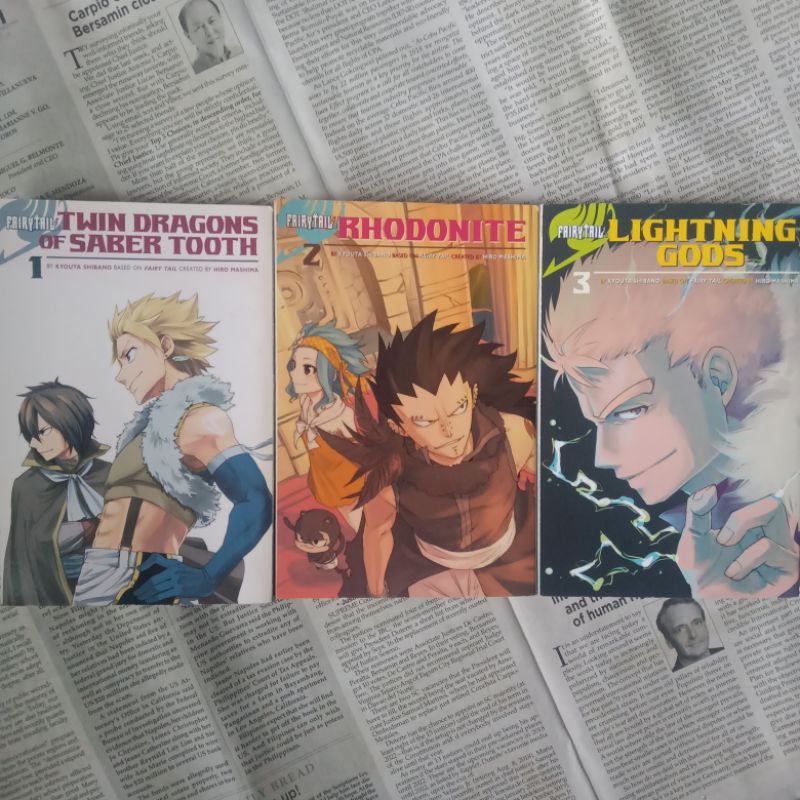 MANGA Fairy Tail Side Stories 1-3 TP