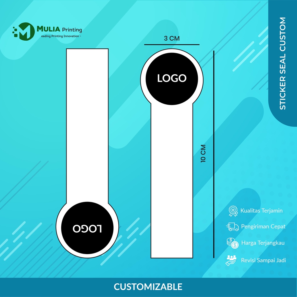 Bottle Cap Seal Sticker Label/Multipurpose Seal Sticker/CUSTOM Topless