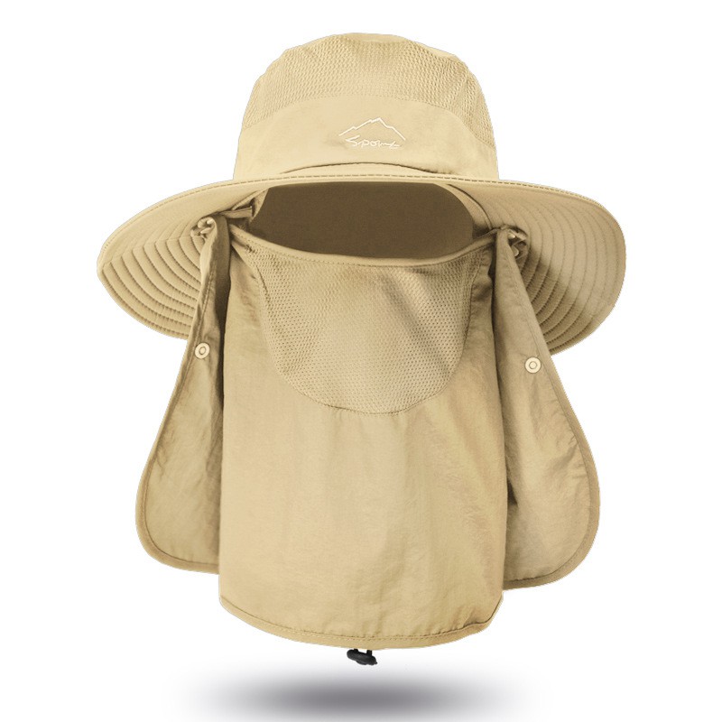Summer Sun Bucket Hat Breathable Fishing Hat UV Protection Wide Brim Farmer Gardener Sun Visor Cap Outdoor Sports Neck Flap Bucket Flat Cap Mountaineering Trucker Dad Hat Gift Shopee Philippines