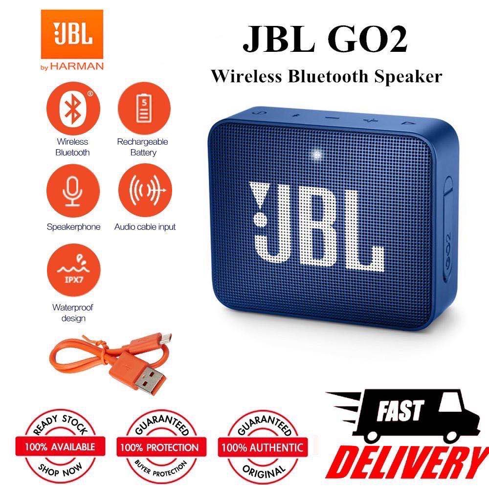 JBL GO2 Waterproof Speaker GO2 Outdoor Portable Wireless Bluetooth