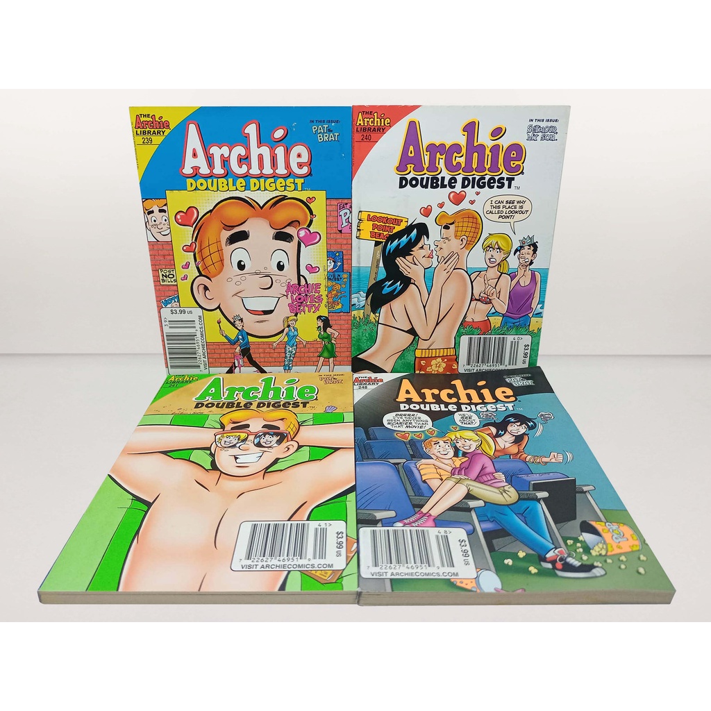 ARCHIE'S DOUBLE DIGEST MAGAZINE (#239, #240, #241 & #248) (SOFTCOVER ...