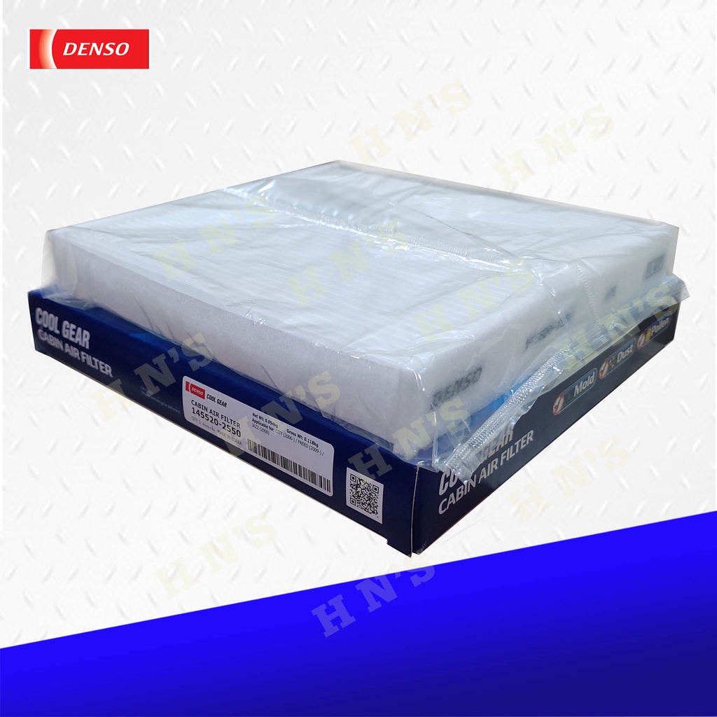 Denso Cool Gear Cabin Filter 145520-2550 for Honda City ( 2008 - 2013 ...