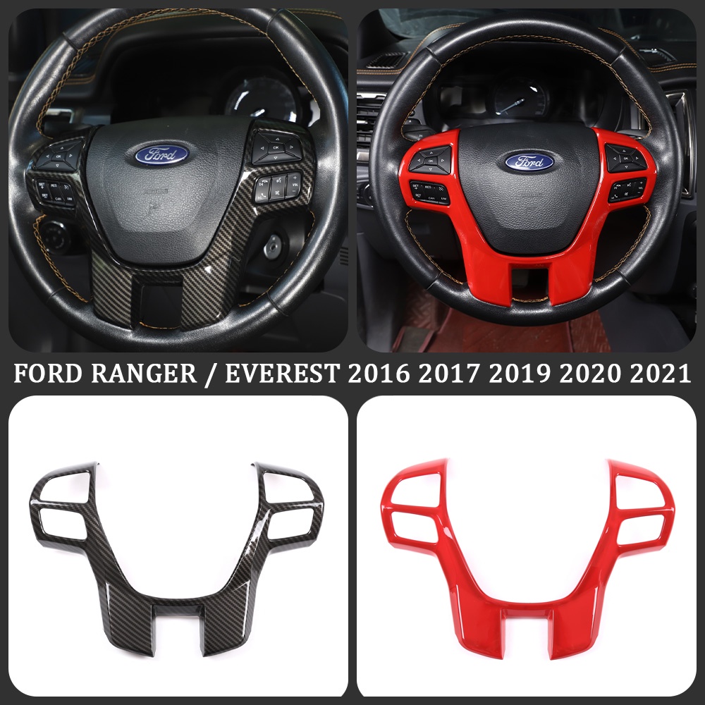 For Ranger Everest Steering Wheel Frame Decoration Cover Trim for Ford ...