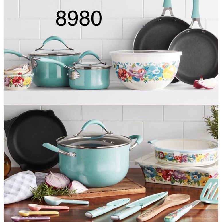 pioneer woman 30 pc cookware set | Shopee Philippines
