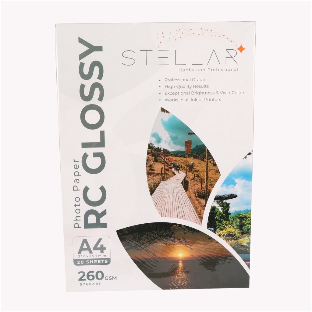 STELLAR Photo Paper RC Glossy 260GSM | Shopee Philippines