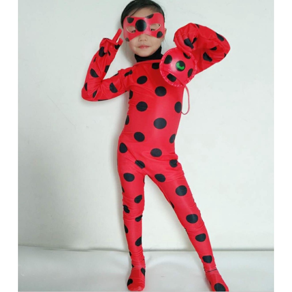 Girl Boy Child Black Cat Zoe Cosplay Halloween Ladybug Costume Shopee