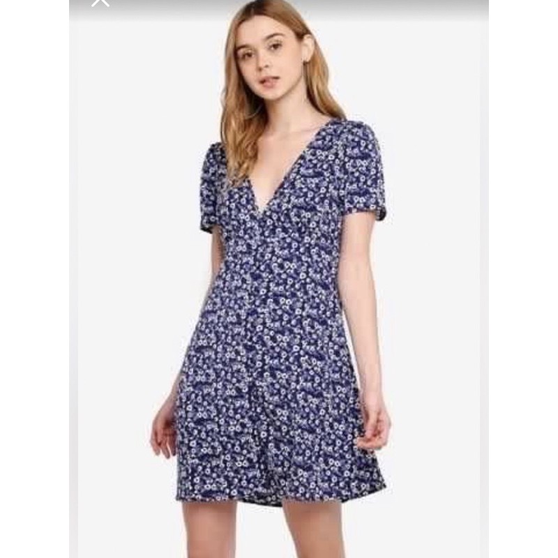 Cotton on clearance floral wrap dress