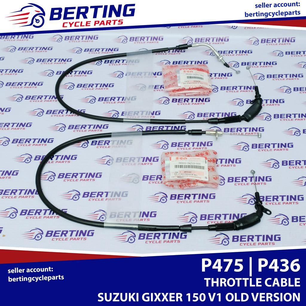 SGP THROTTLE CABLE Suzuki Gixxer 150 V1 Old Version Genuine 5830034J10