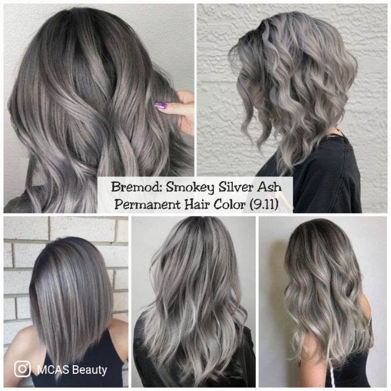 Smokey ash deals gray hair color