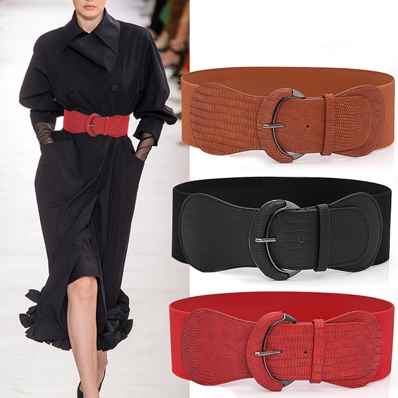 2023 Fashion Womens Wide Corset Waistband Corset Belt With Dress