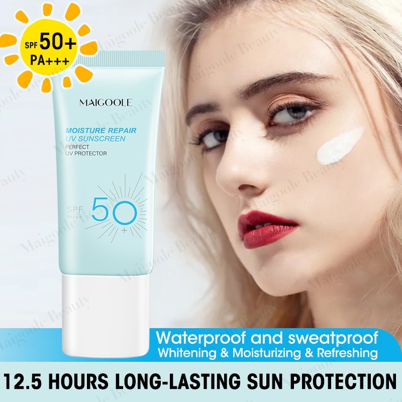 Sunscreen Sunblock Whitening Cream Waterproof Long Lasting Face Body ...