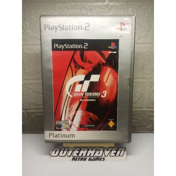 Vintage Gran Turismo 3 A Spec PS2 Sony Playstation 2 Jeu vidéo Course de voitures Aspec - France
