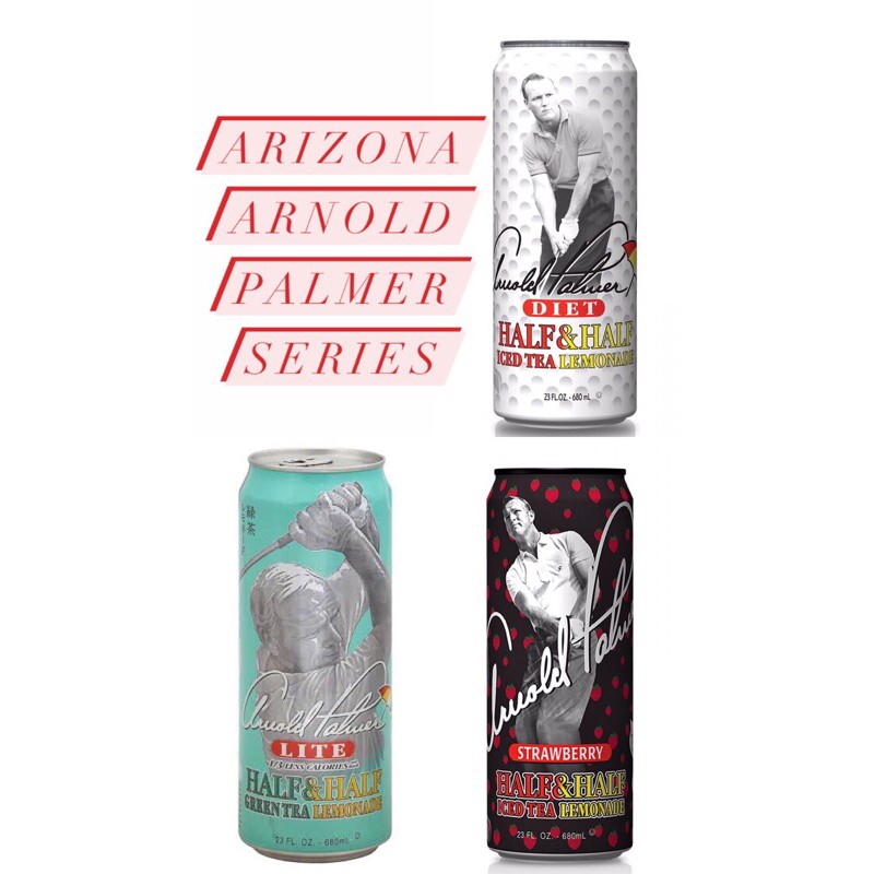 AriZona Arnold Palmer Strawberry 23oz BIG CAN - Shop AriZona