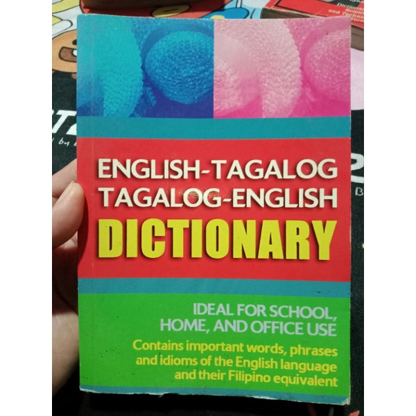 EnglishTagalog,TagalogEnglish Dictionary Shopee Philippines