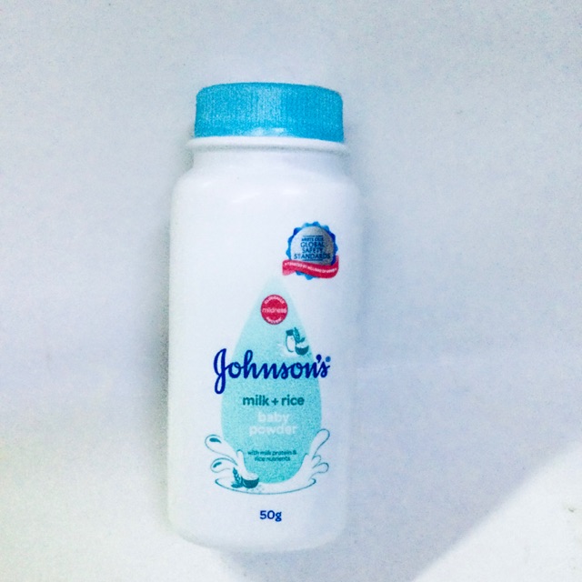 Johnson milk and store rice baby powder