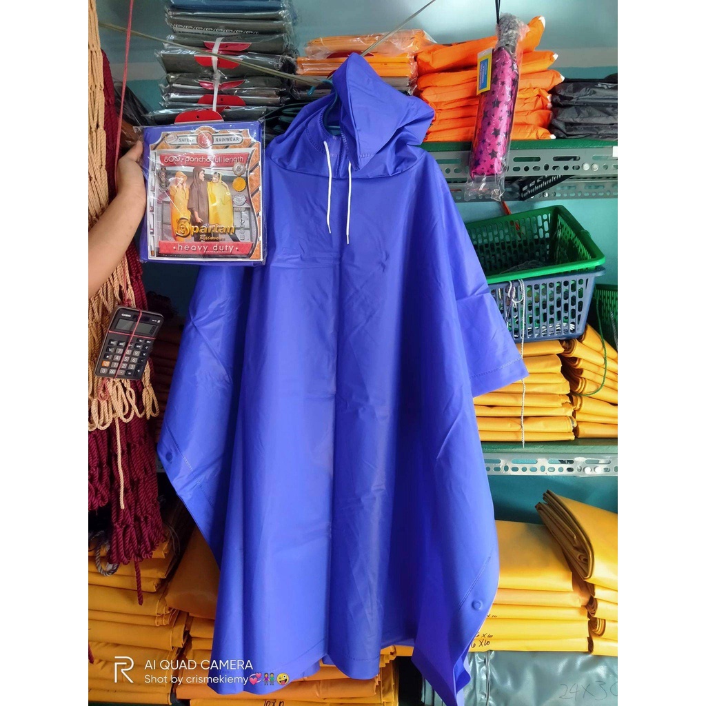 JRNE Spartan Poncho Raincoat Shopee Philippines