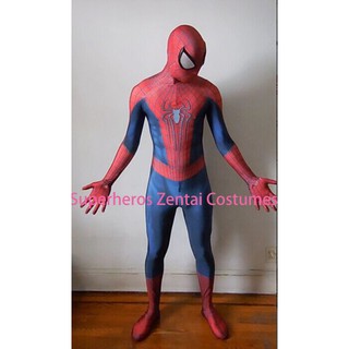 The Amazing Spiderman TASM2 Jumpsuit Spider-man Cosplay Costume For Adult &  Kids