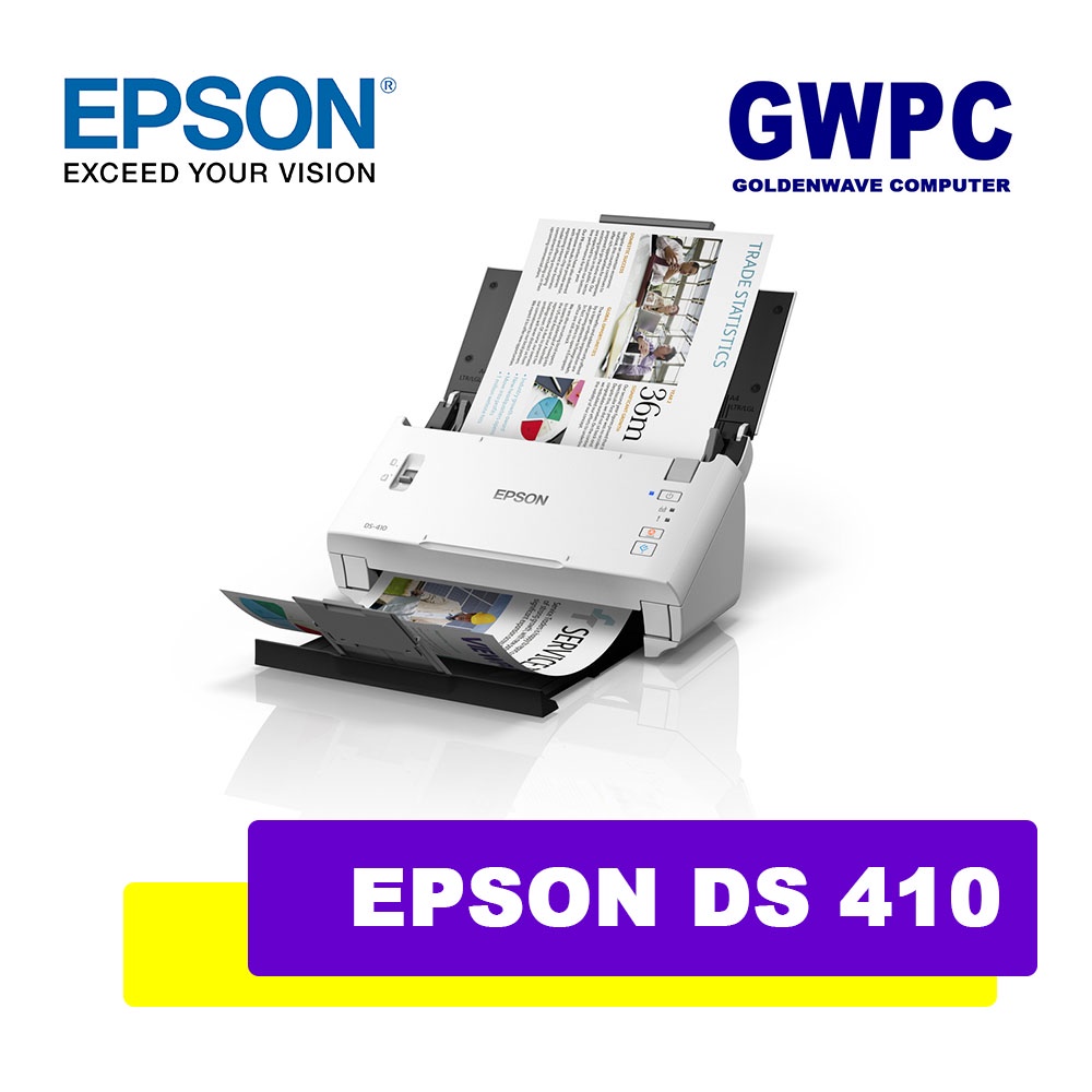 Epson WorkForce DS410 Duplex Sheetfed Document Scanner DS410 Shopee