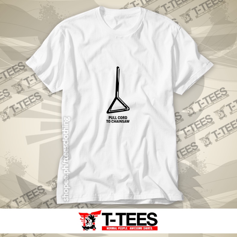 TTEES Anime Tshirt Chainsaw Man Denji Pochita Pull cord to