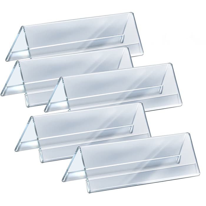 Table Nameplate 7x20cm ACRYLIC 2sided ACRYLIC NAME PLATE TAG ACRYLIC