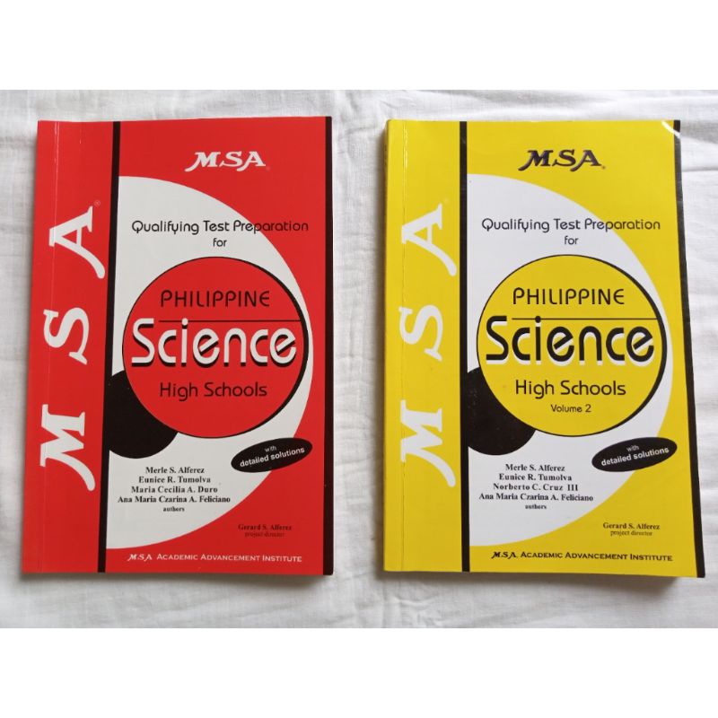 MSA Philippine Science High School Reviewers Shopee Philippines