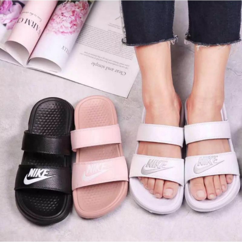 Nike benassi duo cheap ultra slide pink