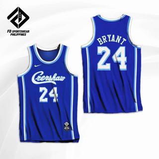 Kobe Bryant Lakers Crenshaw Blue Jersey